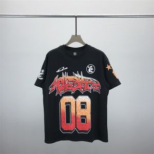 Designer T-shirt Casual MMS T-shirt met monogram print korte mouw top te koop luxe heren hiphopkleding Aziatische maat 122