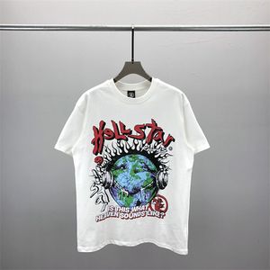 Designer T-shirt Casual MMS T-shirt met monogram print korte mouw top te koop luxe heren hiphopkleding Aziatische maat 133