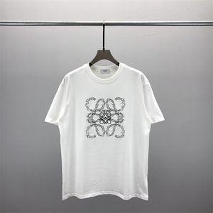 Designer T-shirt Casual MMS T-shirt met monogram afdrukken Korte mouw Top te koop Luxe heren hiphop kleding Aziatische maat 160
