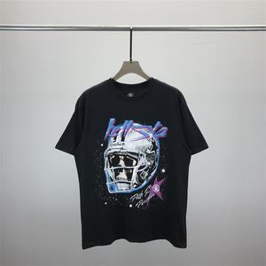 Camiseta de diseñador Camiseta MMS casual con tapa de manga corta con estampado monograma para la venta de hombres de lujo Hip Hop Tamaño asiático 141