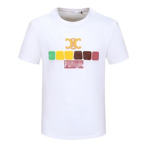 Designer T-shirt Casual MMS T-shirt met monogram print top met korte mouwen te koop luxe Heren hiphopkleding Aziatische maat 25