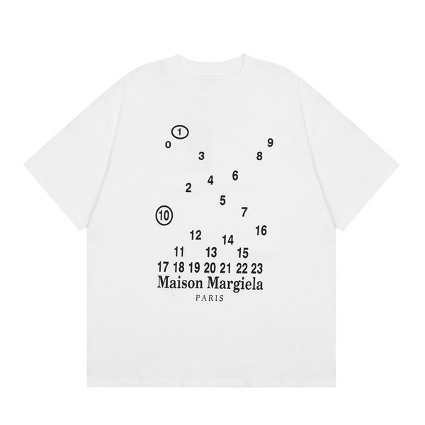 Camiseta de diseñador Camiseta casual MMS con top de manga corta con estampado de monograma para la venta Ropa de hip hop para hombre de lujo Tamaño asiático 18