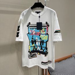 Camiseta de diseñador Camiseta informal con estampado de bordado top de manga corta a la venta ropa de hip hop de lujo para hombre talla S-2XL