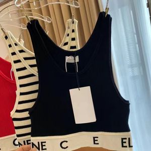 Camiseta de diseñador camisas top cortadas para mujeres Knits Tee Sports Sports Sports Woman Woman Yoga Tees Ropamujer Anterior