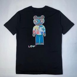 Designer T-shirt Designer pour hommes femmes chemises mode t-shirt motif d'ours de poupée réfléchissant avec des lettres décontracté été à manches courtes homme t-shirt femme vêtements