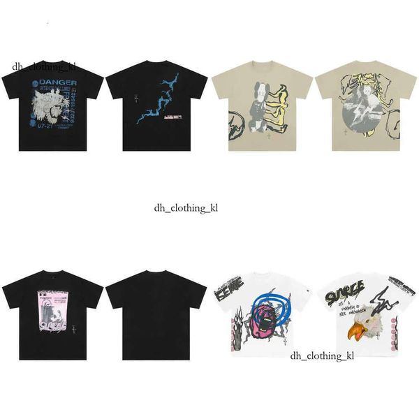 Designer T-shirt Fashion Luxury Scottlys Hiroshi Classic T-shirt Style Graffiti Sweatshirt Mens and Women Traviscott Shoe Shirt Coupl Tee plusieurs styles hip hop 688