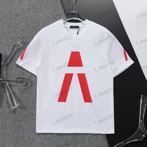 Designer T-shirt voor mannen Zomer katoenen tops Kleurrijke brief afdrukken Blanco T-shirts O-hals Herenkleding Aziatische maat M tot 3XL