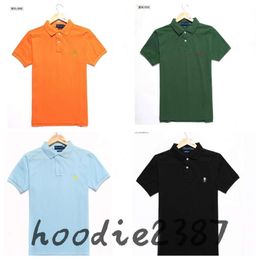 Designer t shirt High quality version Summer men's lapel embroidery solid color plus size short sleeve T-shirt half sleeve classic shirt