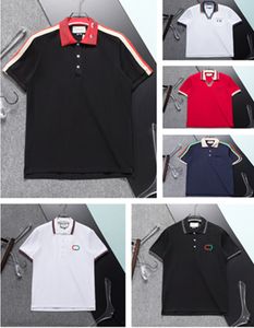 High-end merk Katoen heren Designer Heren T-shirt Herenoverhemd Zakelijk Mode Casual Heren Poloshirt Herenkleding M-3XL LG