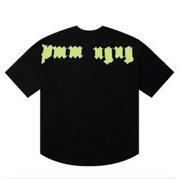 Designer T-shirt Luxury merk Kleding Shirts Spray Letter Katoen Korte Mouw Spring Summer Tide Mens Damesmaat S-XL