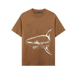 T-shirt de créateur t-shirts de luxe Shat Broken Tail Shark Imprimé T-shirts pour hommes