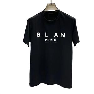 Designer T-shirt Hommes Hommes T-shirts Bal Luxe Homme Graphique Mode Noir Blanc À Manches Courtes Femmes Coton Été Surdimensionné Blanc Noir Tops T-shirts Femme Lettre T-shirt