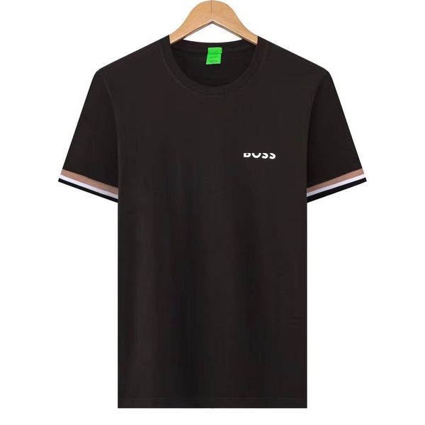 Diseñador Camiseta de diseño para hombres Camiseta de diseño para hombres Camiseta de tripulación de tripulación de rayas de polo