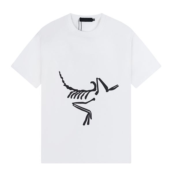 Camiseta de diseñador Men's Plus Tees camisa básica de lujo pájaro verano transpirable Manga corta Algodón puro camisetas avanzadas Polos ropa talla S-XL