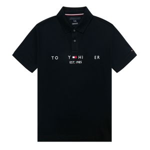 Designer T-shirt herenpoloshirt poloshirt van puur katoen T-shirt effen kleur T-shirt borst letter logo originele versie topkwaliteit ademend groot T-shirt XS-XXL