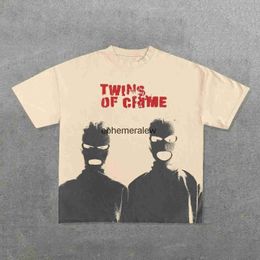 Designer T -Shirt Heren T -shirt Graphics Print Oversized Round Horse T -shirt mannen dames t -shirt korte mouwen streetwear y2k t -shirt Harajuku Gothic Hip Hop Topsh 722