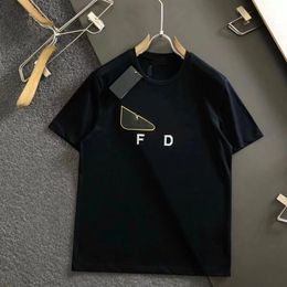 Camiseta de diseñador para hombre, algodón de lujo para mujer, letras transpirables, estampado casual, moda informal, cuello redondo, jersey de manga corta, camisa de color sólido, pareja, camisetas de alta calidad