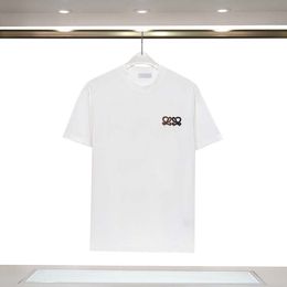 Designer T-shirt Men Femmes Fashion Shirt Classic Luxury Logo Hip Hop T-shirts Breathable Comfort Pure Coton Coton Colaire Casual Shirt Street Street Street Femmes Tshirts