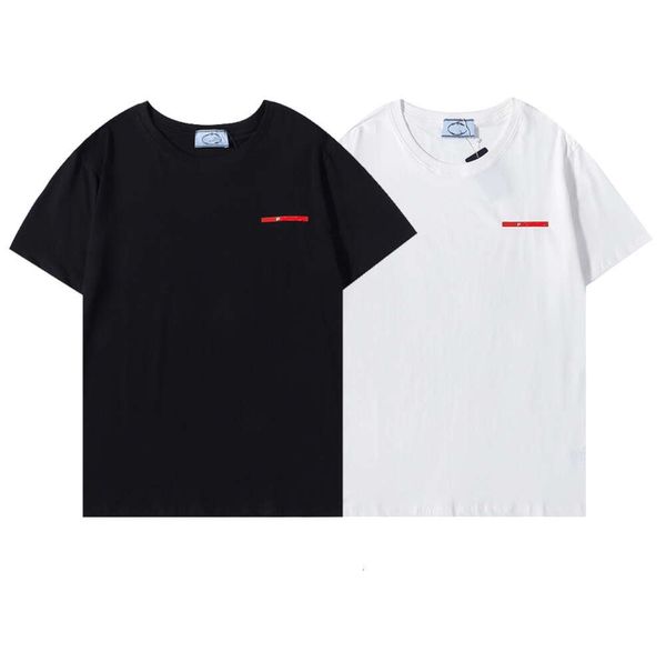 Camiseta de diseñador Hombres Mujeres triángulo de lujo Algodón puro Camisa de manga corta moda cómoda ropa de verano Tamaño asiático Diseñador Fashion435