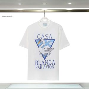 Designer T-shirt New Casablanca Round Nou à manches courtes à manches à manches fantastiques à manches T-shirt personnalisé