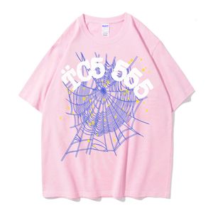 Designer T-shirt Pink Young Thug Sweatshirt 555 hommes Femmes Hip Hop Web Jacket SP5 TSHIRT DE HAUTE QUALITÉ CEZF