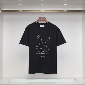 T-shirt de créateur Summer Classic Sports Margielas MMAR-MS104 Chemise pour hommes Lettre en coton imprimé T-shirts à séchage rapide Taille S-2XL