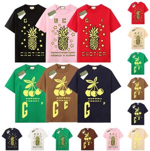 T-shirt de créateur Summer Gu Brand T-shirts pour hommes à manches courtes Hip Hop Streetwear Tops Shorts Clothing Clothing