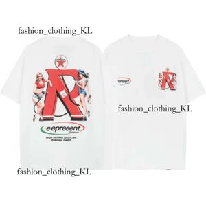 Designer T-shirt Summer Men Repreverhoodie Shirt Loose Harajuku Fashion Mens T-shirts Top Casual Shirt Luxury Représentation T-shirt Street Tees Tshirt 71