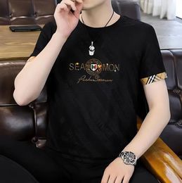 T-shirt de designer été à manches courtes marque de luxe t-shirt Ice lambeaux hommes t-shirt t-shirt noir blanc vêtements pour hommes