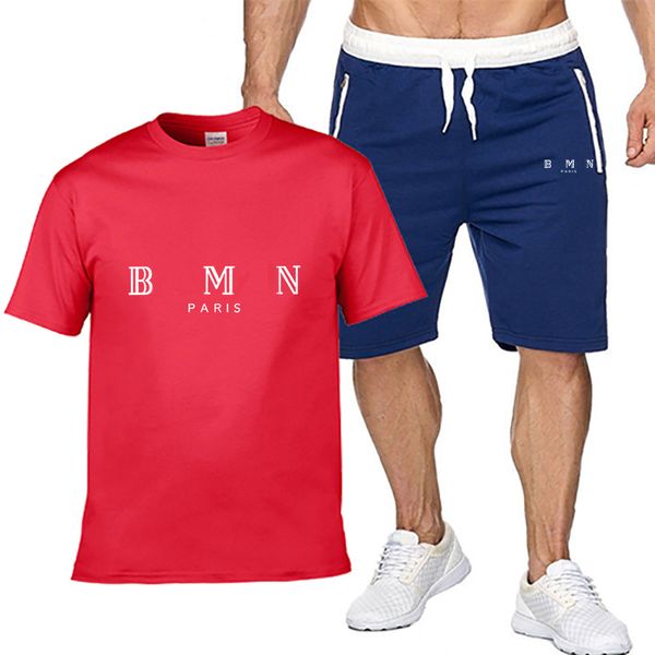 T-shirt de créateur Summer Sportswear Fashion Men's Pantals Imprimé Tracks Cathswear Suit Men's Short Shirt Polos décontractés 406