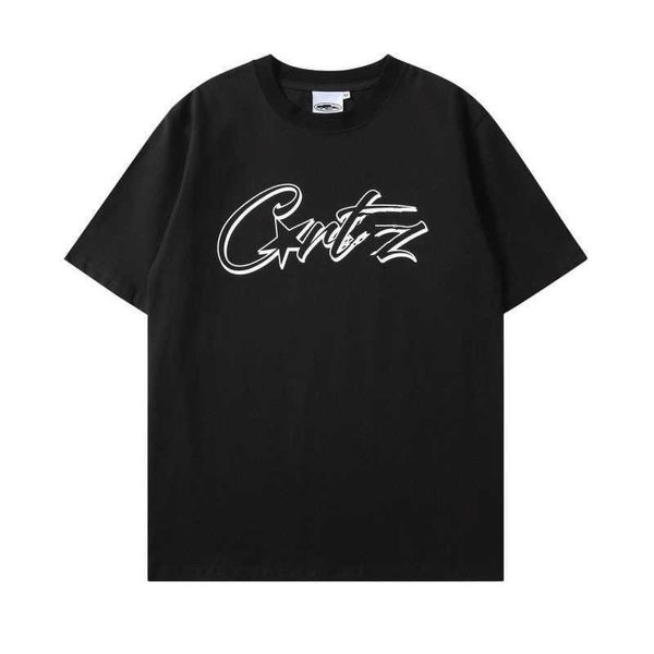 Chaleco de camiseta de diseñador Corteizs UK Kits de entrenamiento Street Hip Hop Estampado de letras Camiseta de manga corta Marca de moda para hombre Verano Cuello redondo suelto Camiseta de media manga Z4