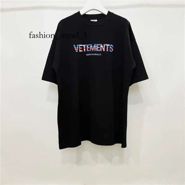 Designer T-shirt Vetements Chemise Hommes T-shirts Vetements Anti Guerre T-shirt surdimensionné Hommes Femmes Casual Robe d'été Mode Luxe Tendance Marque Haute Qualité T-shirt 7001