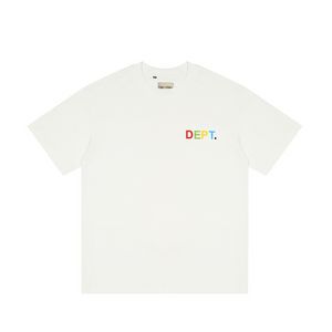 T-shirts de créateurs Mode Impression multicolore Hauts à manches courtes Unisexe T-shirts à col rond en vrac