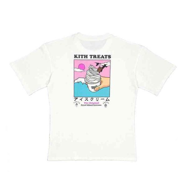Camisetas de diseñador para hombre Kith Diamond Manga corta Camiseta negra lisa Ropa de moda Marca Cuello redondo Slim Social Spirit Guy Half Man S08