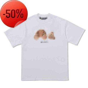 Designer t-shirts voor mannen/vrouwen Brokenhead Bear Roze Korte Mouw Dubbel Garen Katoen Letter Print Palm T-shirt Hip Hop Street Style 11