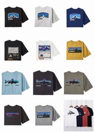 2024 Designer Man Femme T-shirts T-shirts graphiques Tshirts Cott Blue Black Whirt Outdoor Be Foot Climb A Mountain S M L XL 2XL 3XL Vêtements de haute qualité