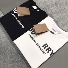 Diseñador camisetas letras estampado de manga corta Diseñadora de la calle Pure algodón de algodón puro para hombres y camisetas para mujerxxl/