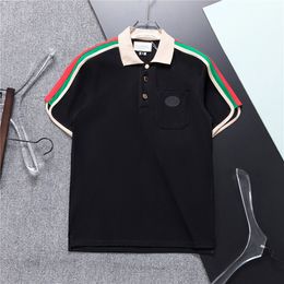 designer t-shirts Heren Polo's moderne trend Luxe goederen Met korte mouwen ademende outdoor beweging hoge kwaliteit Polo Heren Shirt m-xxxl