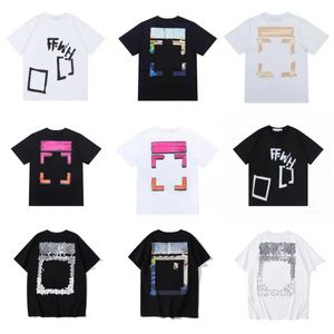 T-shirts de créateurs pour hommes T-shirt Off Whitshirt Desigenr chemises blanches Hip-Hop Stree à manches courtes T-shirt Coton T-shirt Imprimé à manches courtes