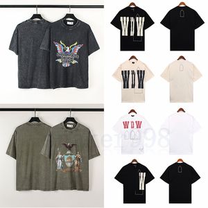 T-shirts de créateurs qui décide de la guerre Tshirt Men Femmes lettre imprimé à manches courtes New York Streetwear Punk Tees Vêtement