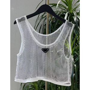 designer t-shirts femmes t-shirts designer femmes chemise mode d'été camisole lâche évidé débardeur court nouveau sexy lumière luxe vêtements pour femmes WW