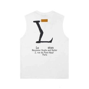 Designer tank top vrouwen vesten zomer mode brief print vest mannen dames ronde hals mouwloos t-shirt sweatshirt maat M-4XL