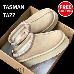 Designer Tasman Ug Slides Women Mens Tazz Slippers Ultra Mini Platform Boot Australia Les Petites Suede Winter Luxury Wool Shoes Designerorial016