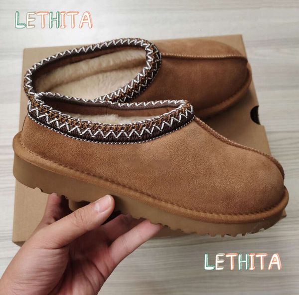 Diseñador Tasman Botas de mujer Piel de castaño Piel de oveja negra Zapatillas Tazz Mujer Ultra Mini Plataforma Bota Zapatos Gamuza Confort Otoño Invierno Botines 121