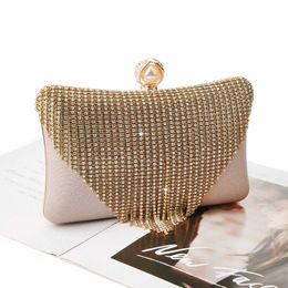 Designer Gland Décoration Sac De Soirée Femme De Luxe Diamant Banquet Brillant Strass Pochettes Mode Sac À Main XA496HL230302