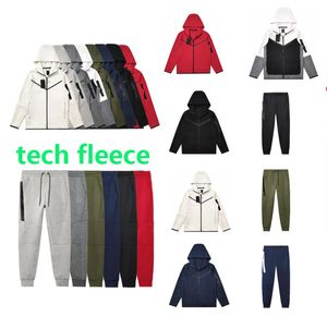 Designer Tech Fleece trainingspak voor heren met rits, jassen en sportbroekensets Designer Tech Woman geborduurde trainingspakken met letters Jogger Vrije tijdsbroek Trainingspak 02