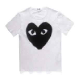 Designer TEE Com Des Garcons PLAY Big Heart Graphic Crewneck T-Shirt Blanc Unisexe Japon Meilleure Qualité Taille EURO