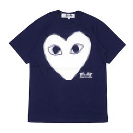 Designer Tee Men's T-shirts CDG Com des Garcons Little Red Heart Play T-shirt Witte heren Medium T-T-shirt Play T-shirt 622