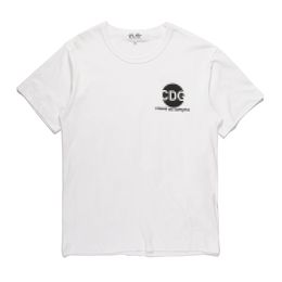 Designer TEE Heren T-shirts CDG PLAY Com des Garcons T-shirt Nieuw XL Merk Wit met label