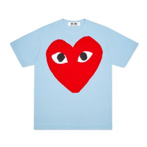 Designer TEE Heren T-shirts rood Merk COM des GARCONS SHIRT Bedrukt T-shirt Maat Dames nieuw